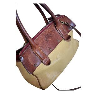 Doony BourkeTwo Tone Leather Tote Bag